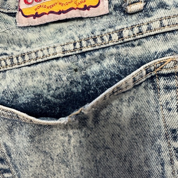 Vintage 80s 90s Code Bleu Acid Wash Jeans Women’s High Rise Straight 14 - Picture 15 of 16